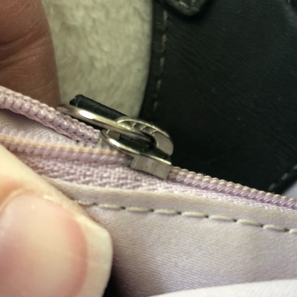 COACH Maggie Mia Inlaid “C” Leather/Suede/Fabric Patchwork Hobo Shoulder Bag - Picture 13 of 16